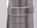 Close-up of the Seiko signed fold-over clasp on a wrist sizing gauge, indicating a maximum wrist circumference of approximately 193mm / 19.3cm.