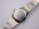 Rear view of the watch case back, showing the polished finish and a '925' sterling silver hallmark.
