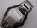 Close-up of the G-Shock G-510D's stainless steel deployant clasp, signed with 'G-SHOCK'.