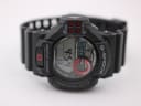 Angled front view of the Casio G-Shock GDF-100, showcasing its robust design and digital display.