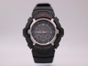 Front view of the Casio G-Shock GW-1500A ana-digi watch with a grey dial and black resin case.