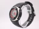 Right-side angled view of Casio G-Shock G-300 watch, highlighting the black resin case, stainless steel bezel, and control buttons.