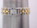 The Bulova bracelet closed on a wrist sizing mandrel, indicating a wrist circumference of approximately 172mm / 17.2cm.