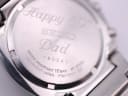 Detailed close-up of the case back engraving and markings, including serial 190541 and model 7T62-0EE0.