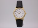 Tissot T830/930 watch with white dial and gold case, 1990s