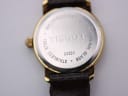 Close-up of the Tissot stainless steel case back, showing model C226K, water resistance, and 'MINERAL GLASS'.