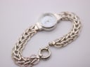 View of the Precious Time watch with the spring ring clasp open