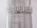 Watch bracelet on a sizing gauge, indicating a maximum wrist circumference of 198mm (19.8cm).