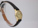 Angled front view of the Zenith watch displaying the champagne dial with roman numerals.