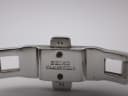 Close-up of the Seiko signed butterfly clasp marked '14' and 'Stainless Steel-G'.