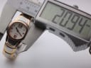 Digital caliper measuring the case diameter of the Seiko Vivace at 20.94mm.