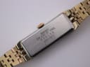 Angled close-up of the watch case back, showing "SEIKO SGP BACK ST. STEEL" engravings and the model number 1520-367A.