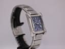Another side view of the Seiko GLX watch, showing the case thickness and integrated bracelet design.