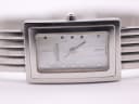 Close-up front view of the Michel Herbelin rectangular dial with mother-of-pearl texture.