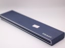Exterior view of the dark blue Tissot presentation box with 'Tissot' branding.