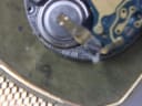 Extreme close-up of a part of the quartz movement, showing markings.