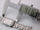 Digital caliper measuring the lug-to-lug length of the watch at 41.16mm.