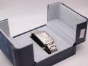 The Maurice Lacroix watch displayed inside its original dark blue presentation box with grey lining.