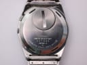 Detailed view of the stainless steel case back, showing 'SEIKO WATER RESISTANT', serial number 021446, 'JAPAN-A', and 'STAINLESS STEEL 7223-6010 G'.