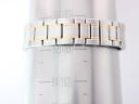 The Zenith Espada watch bracelet on a sizing gauge, indicating a maximum wrist circumference of approximately 18.3cm.