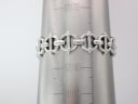 The Gucci 6400 L bracelet displayed on a wrist sizing cone, indicating a wrist circumference of approximately 172mm, with a 'GUCCI' signed link visible.