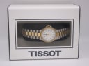 The Tissot Seastar D 311 watch presented within its original white Tissot branded cardboard box.