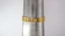 The gold tone watch bracelet displayed on a wrist sizing cone, indicating a wrist circumference of 182mm (18.2cm).