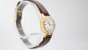 Another angled side view of the Tissot Seastar, showing the curved profile of the case.