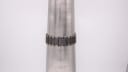 Seiko watch bracelet displayed on a sizing cone, indicating a wrist size of approximately 17.5cm / 175mm.
