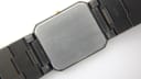 Case back of the Seiko watch, showing engravings including model number 5470-7000 and "Base Metal St. Steel Back".