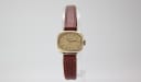 Tissot watch with champagne dial and gold case, 1970s