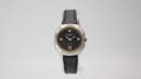 Raymond Weil 2609 watch with black dial and two-tone case, 1970s