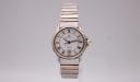 Maurice Lacroix 79213 watch with white dial and two-tone case, 1990s