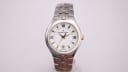 Maurice Lacroix AC78121 watch with white dial and two-tone case, 1990s