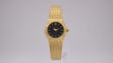 Ingersoll 28786 U watch with black dial and gold case, 1990s