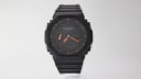 Casio G-Shock GA-2100 watch with black dial and black case, 2010s