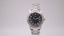 Raymond Weil 3030 watch with black dial and silver case, 1990s