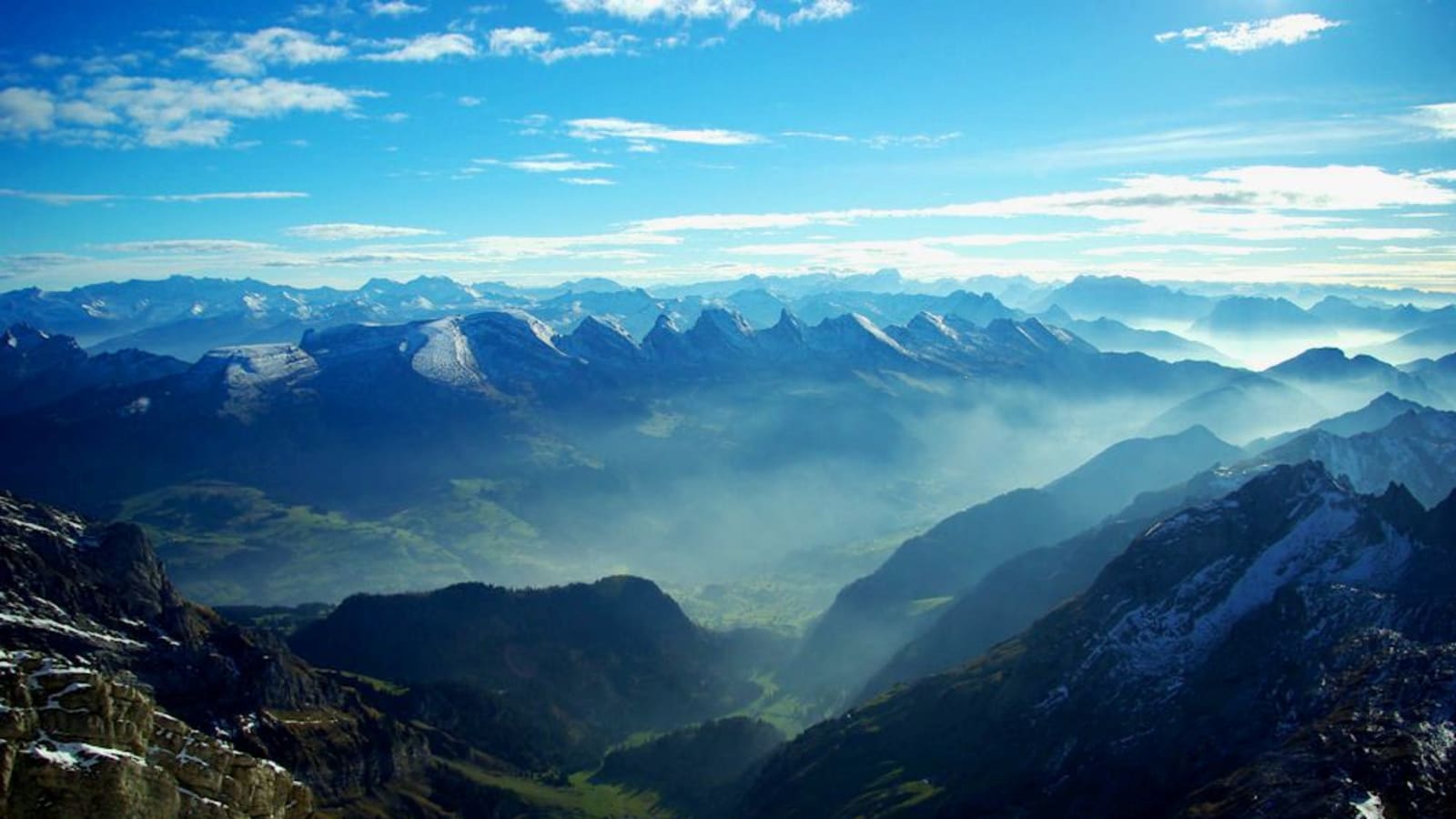 Appenzell Alps — vista de la estación