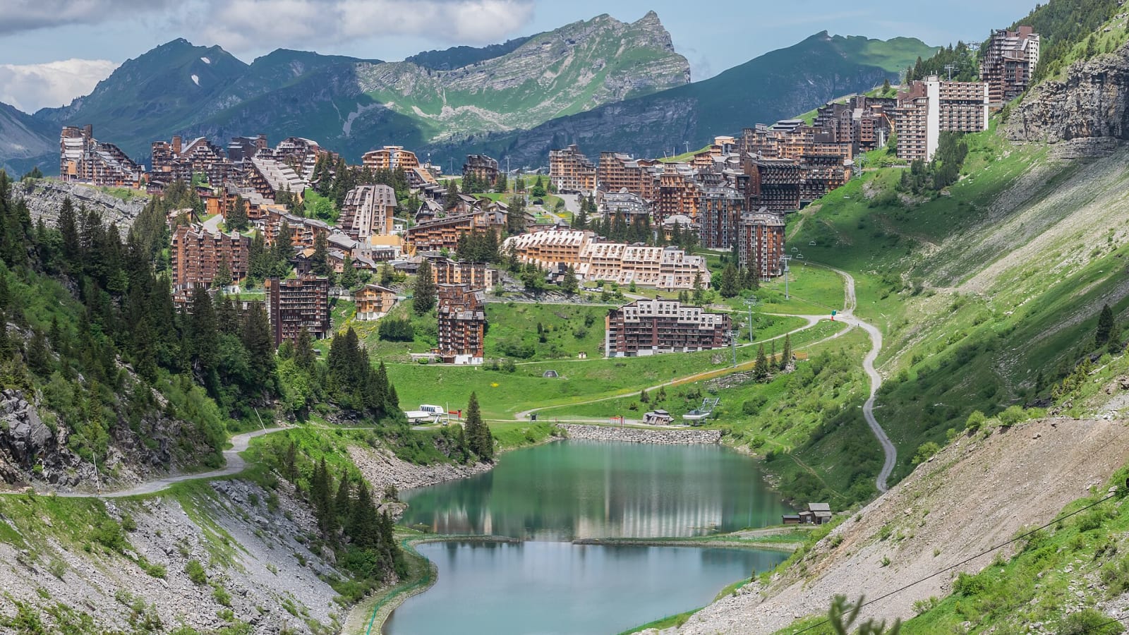 Avoriaz — vista de la estación
