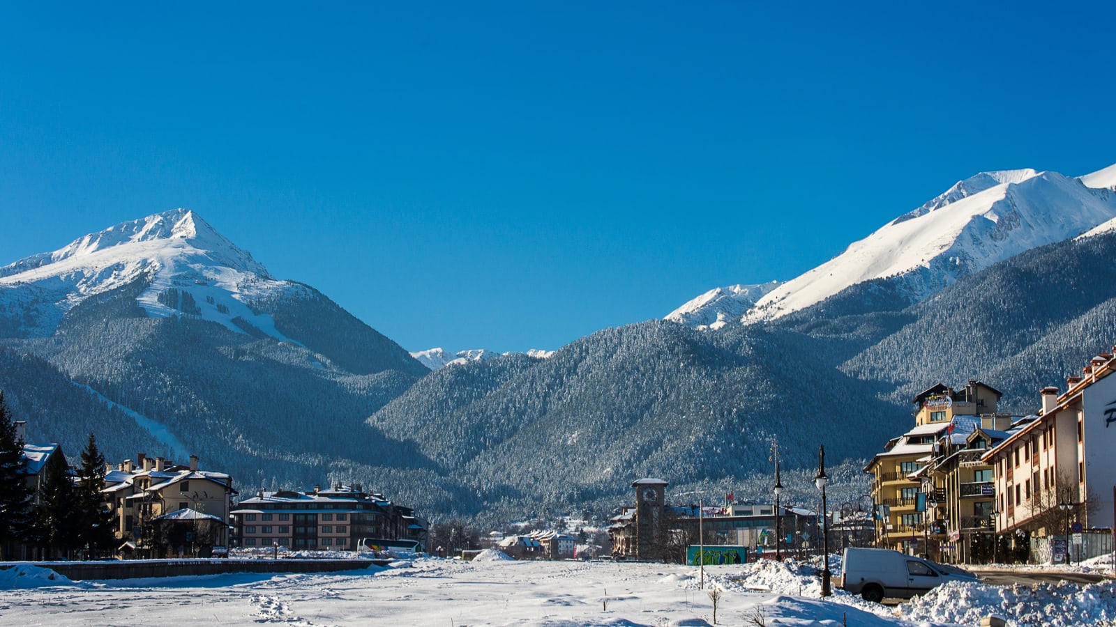 Bansko — vista de la estación