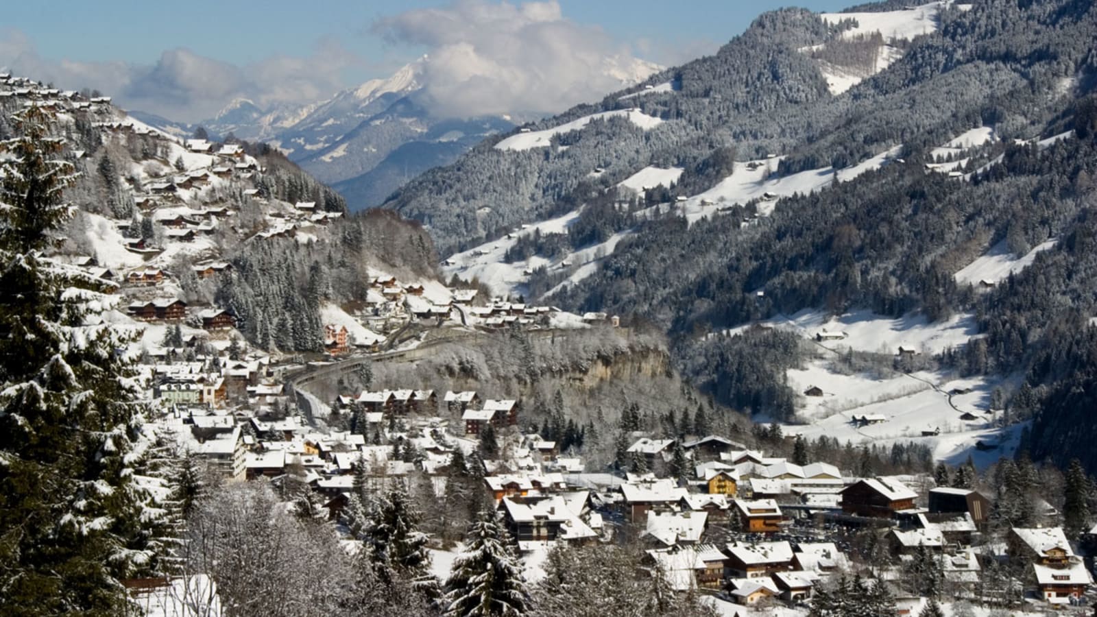 Champéry — vista de la estación