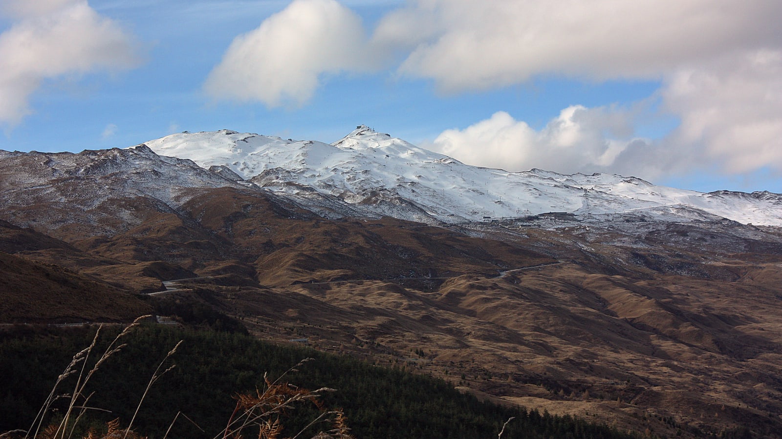 Coronet Peak — vista de la estación