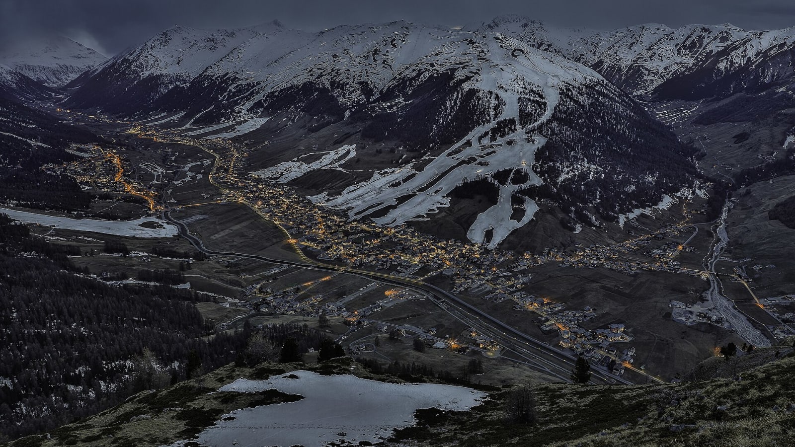 Livigno — vista de la estación