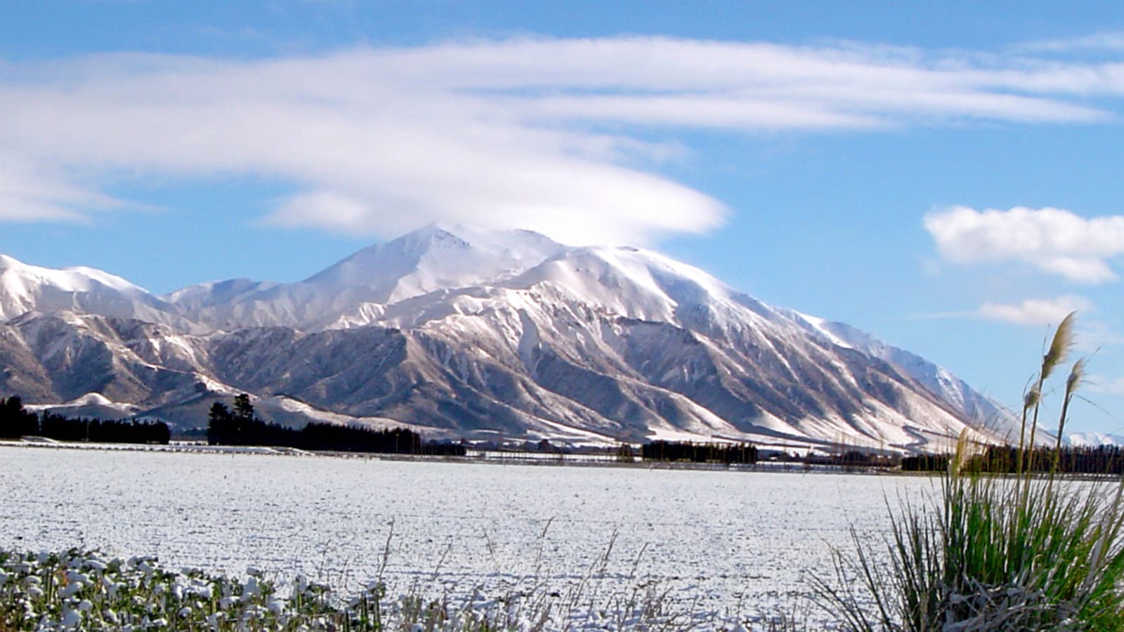 Mt Hutt — vista de la estación