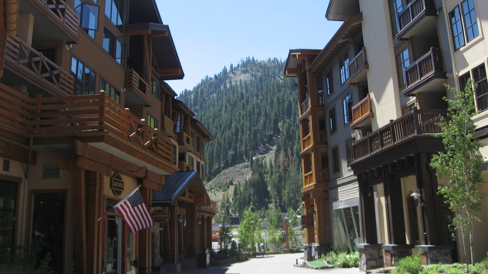 Palisades Tahoe — vista de la estación