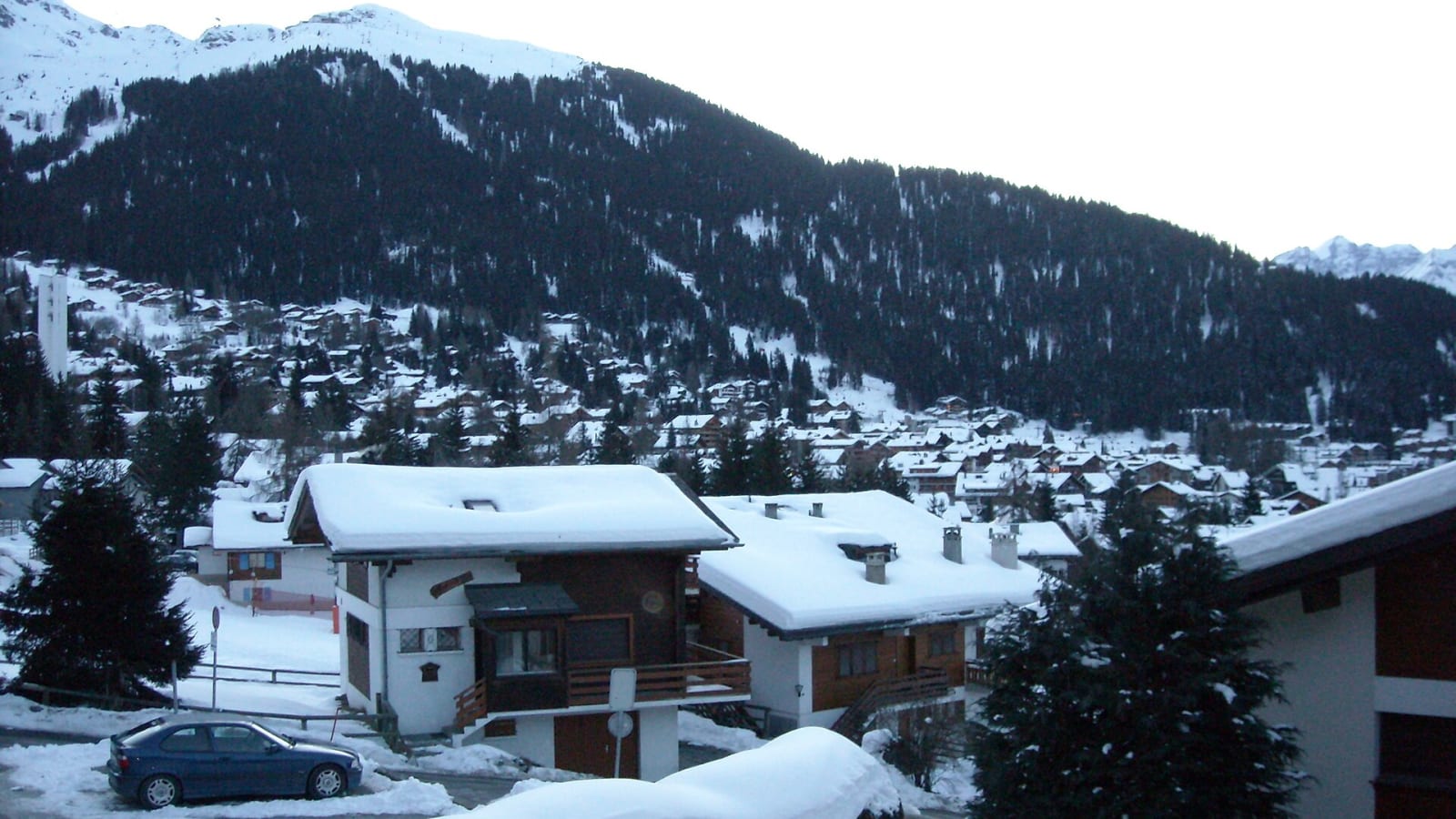 Verbier — vista de la estación