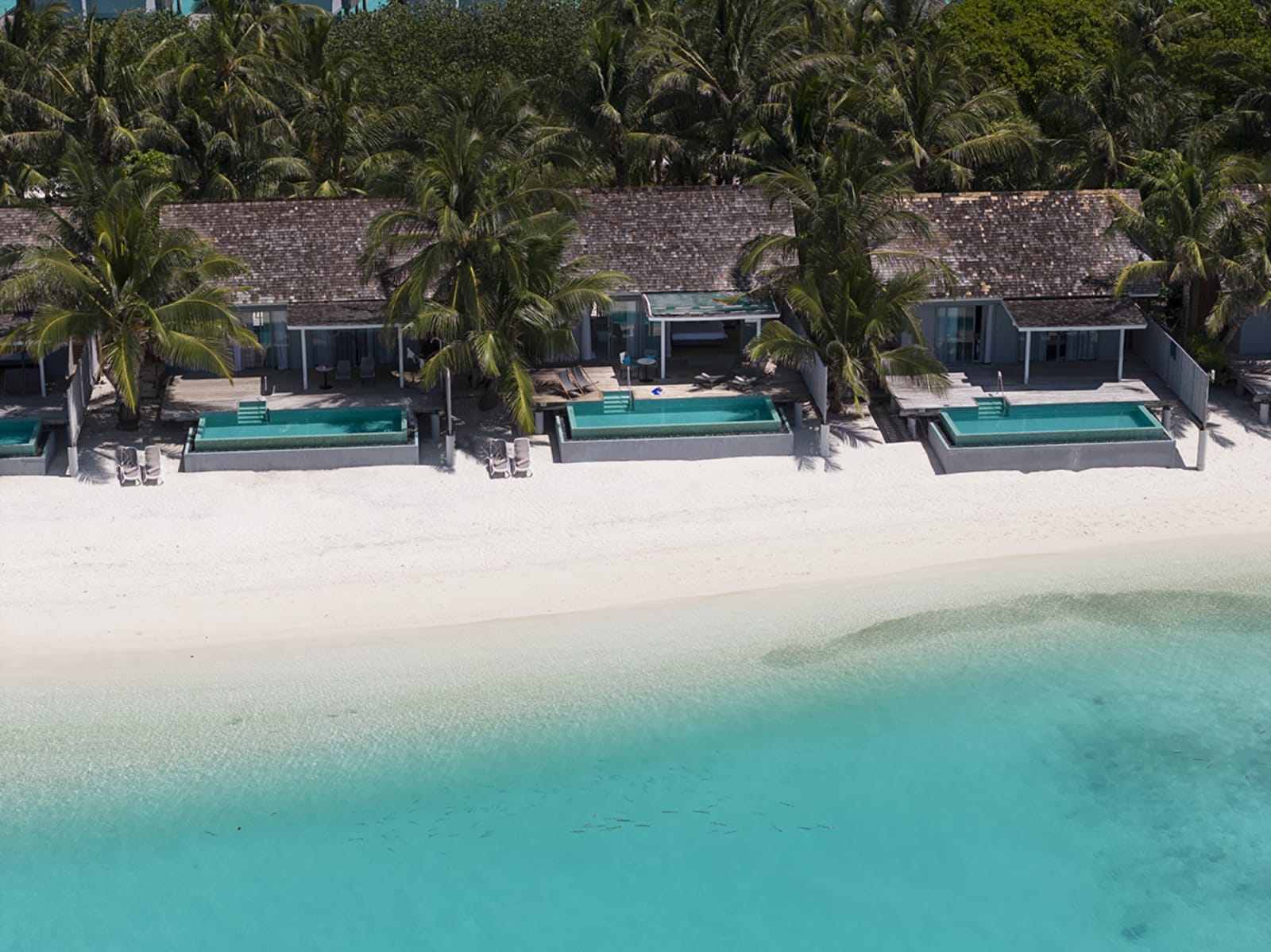 Niva Kuramathi — PoolVillas Drone1