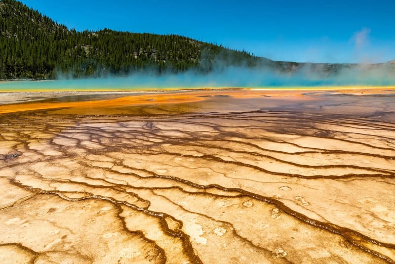 Old Faithful + Grand Prismatic