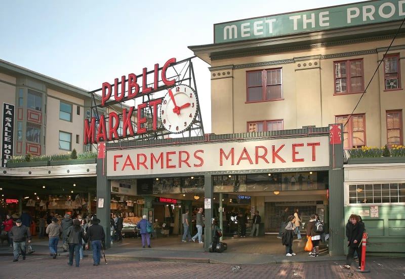 Seattle pickup + Pike Place