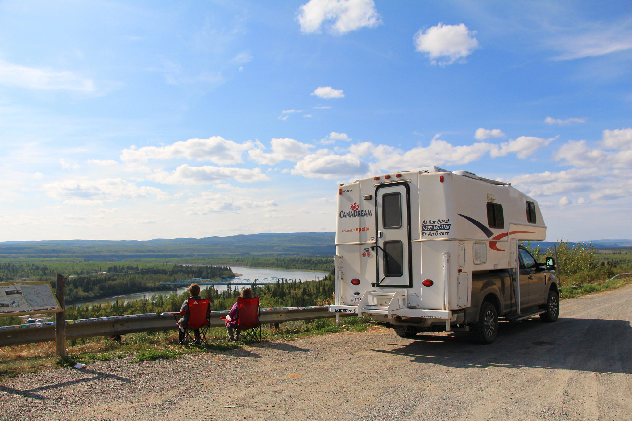 CanaDream TCA en el Yukon